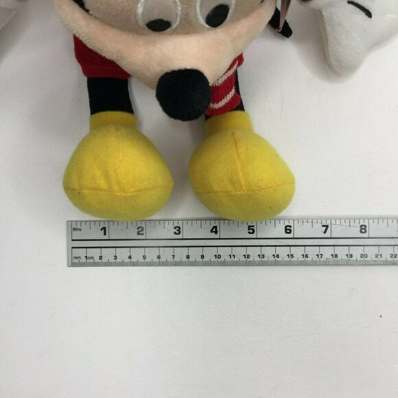 Disney Mickey Mouse 12" Plush Toy Red Scarf Stuffed Animal Stuffie - Picture 5 of 7